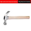 Claw Hammer Wooden Handle 1Pcs Practical Multi Function Household Tool for Crafting and Construction