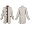  New Men's and Children's Dress Coat Solid Color Fashion Steampunk Retro Uniform Stand-up Collar