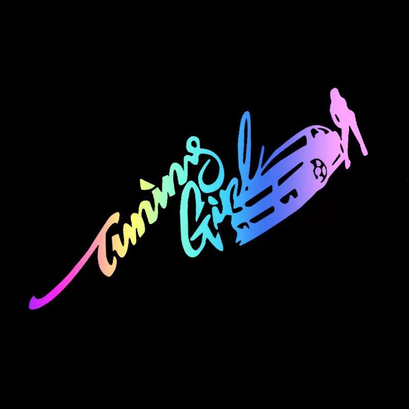 SCIONE Colorful Laser Car Stickers Cover Scratches Electric Car Stickers Body Stickers Motorcycle Tail Box Stickers Waterproof Sunscreen Stickers