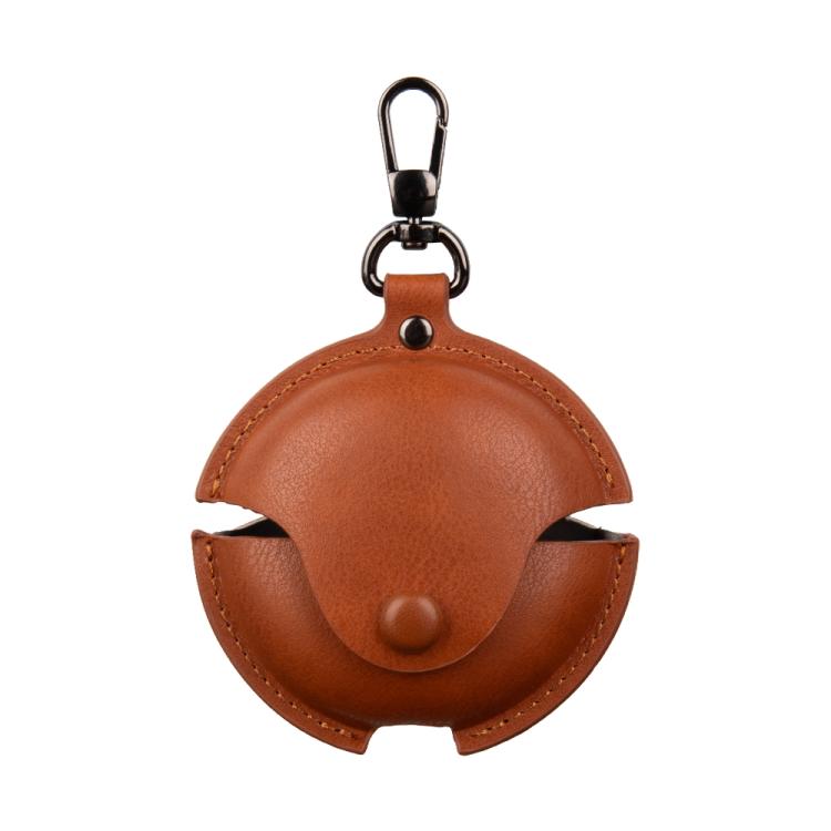 For Huawei FreeBuds 7i Business Leather Earphone Protective Case with Hook