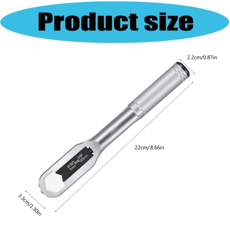 Adjustable Double Head Blossom Wrench 7-22mm SelfTightening Spanner For Various Nut Bolts Durability Steel Ergonomic Handle