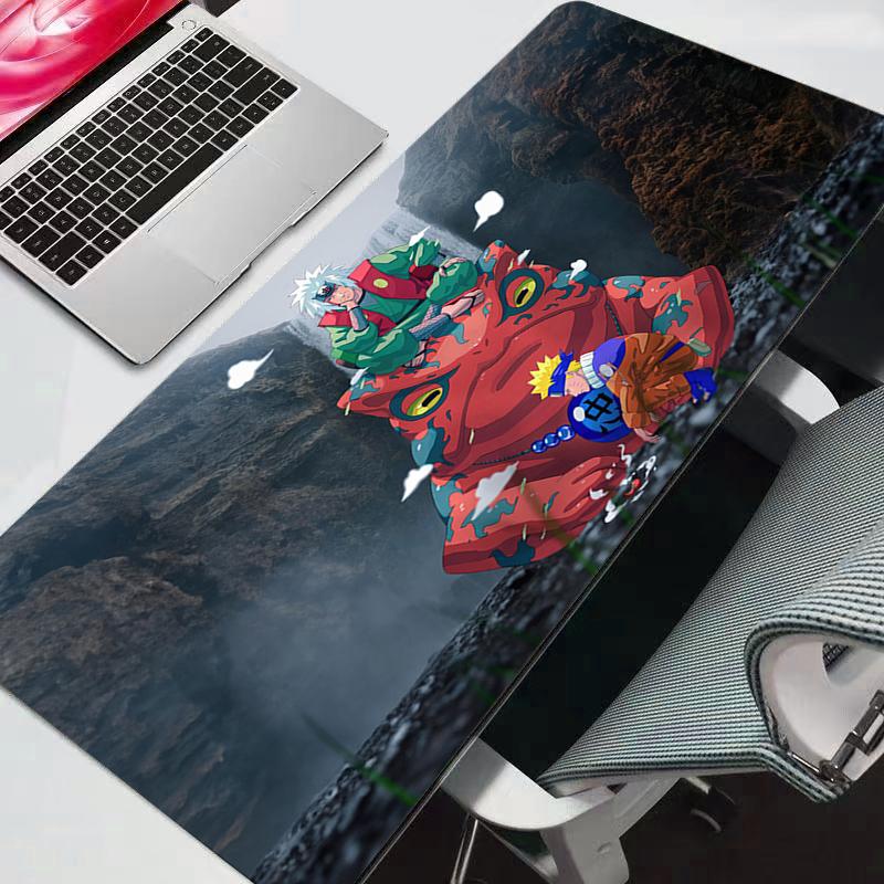 Large Mouse Pad Naruto Office Desk Mats PC Gaming Accessories XXL Laptop Keyboard Mat Durable