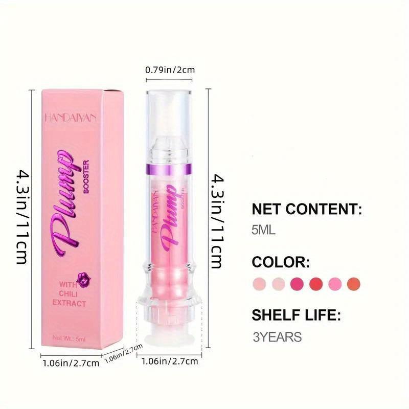 Peppermint Infused Plumping Lip Gloss Hydrating  Intense Plump Long-Lasting Shine-Enhancing Finish Multi-Shade Liquid Lip Care