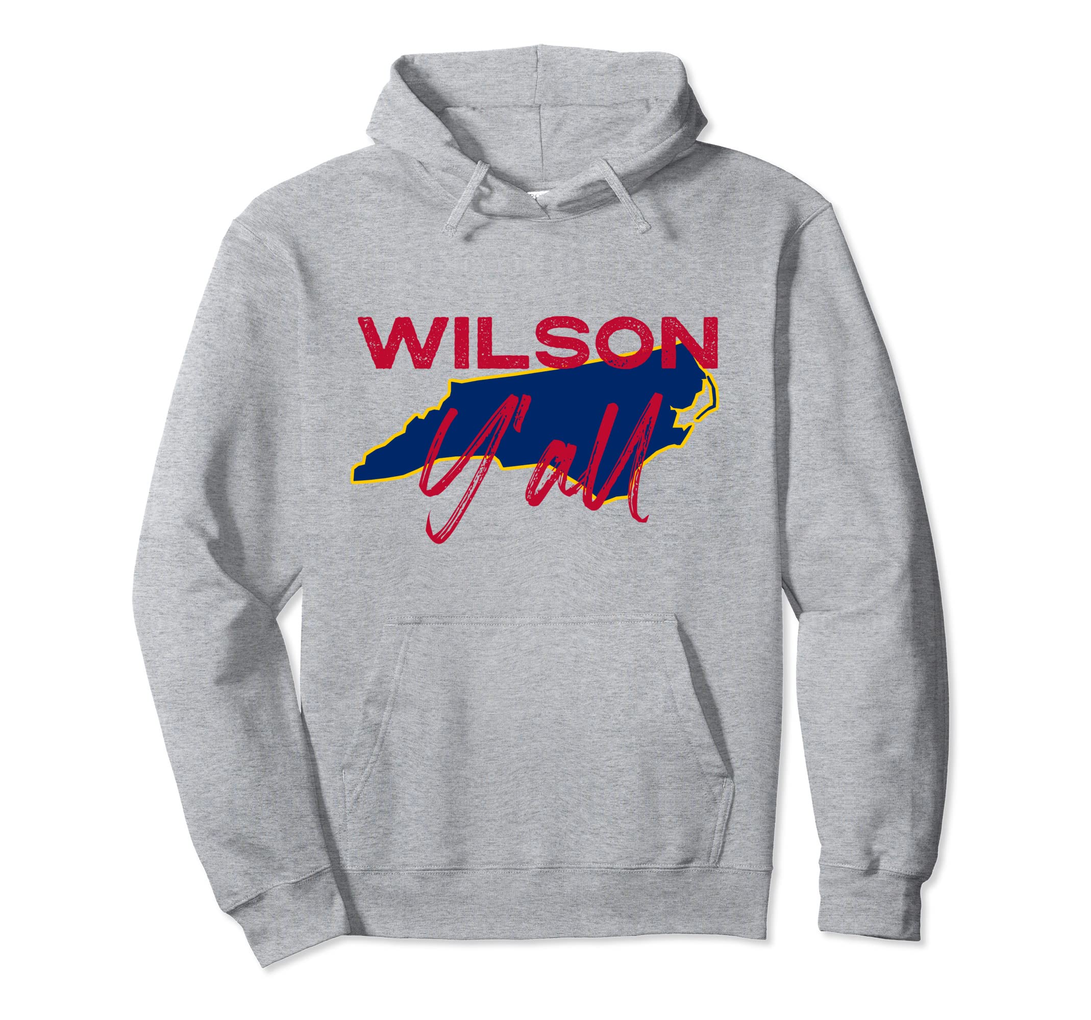 

Wilson North Carolina Y all NC Pride State Map Cute Hoodie