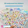 3D Embossed Animal Series Sticker Cute Decor For Handcrafts, Notebooks, Device Embellishment & Gifts Anime Worlds Store