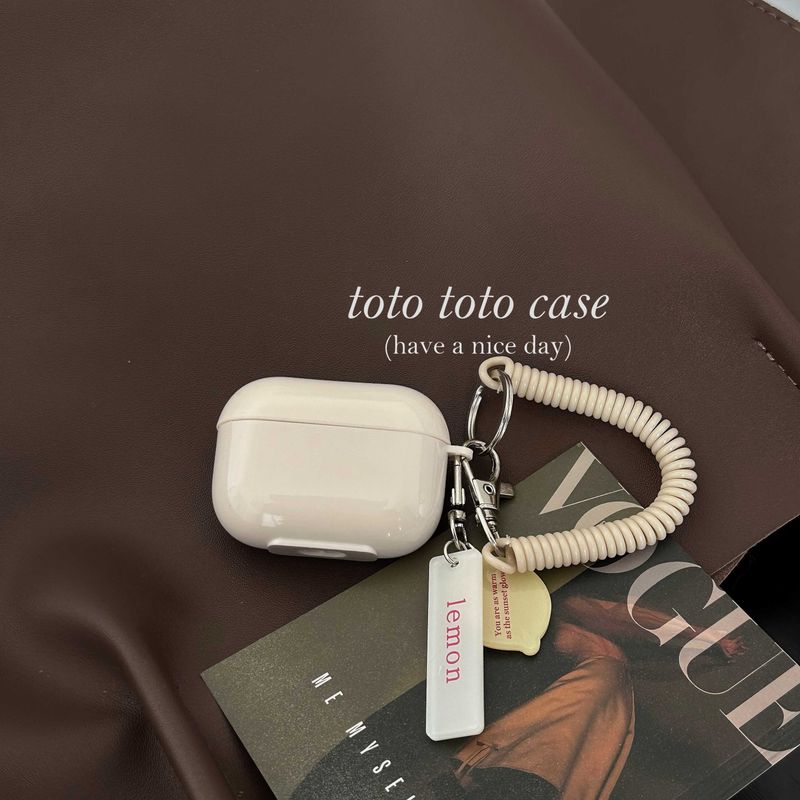 Earphone Case for Apple 1/2 Generation Wireless Protective Case Pendant Airpods3 Generation New Arrival Pro Pure Soft Shell Airpods4 Niche Style