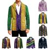 Men's Business Casual Fashion Printed Corduroy Jacket