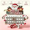 Christmas 25 days Countdown desktop calendar decoration red