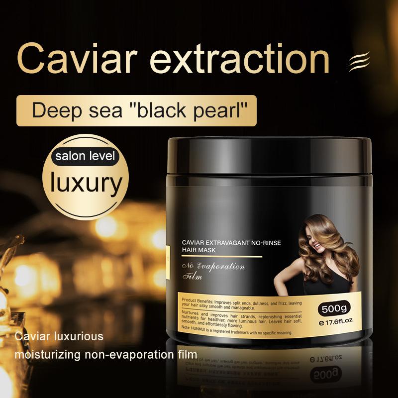 500ml Caviar Hair Mask 5 Seconds Repair Damage Frizzy Smooth Hair Organic Keratin Straightening Restore Soft Nourish Magical Hair Care