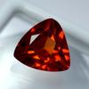 Natural Orange Sapphire   6.25 Ct Excellent Trillion Cut Loose Gemstone