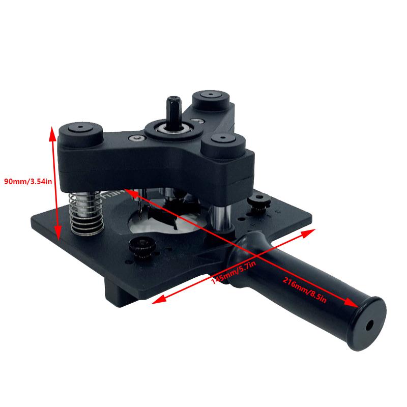 1Set 3-Axis 35mm Concealed Hinge Drilling Jig, Heavy Duty Guide Hinge Hole Drilling Guide Woodworking Tool Hole Opener Locator