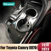 For Toyota Camry 70 XV70 2018 2019 2020 2026 2026 2026 Hybrid Accessories Car Central Console Gear Shift Knob Panel Cover Trim