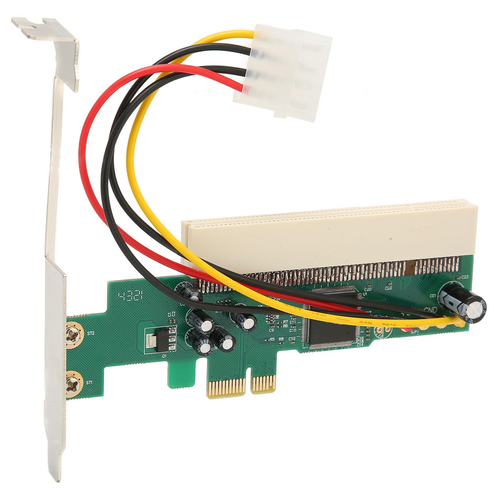 

Карта-адаптер PCI Express до PCI 2,5 Гбіт/с Передача даних 4-контактне живлення Plug and Play PCI
