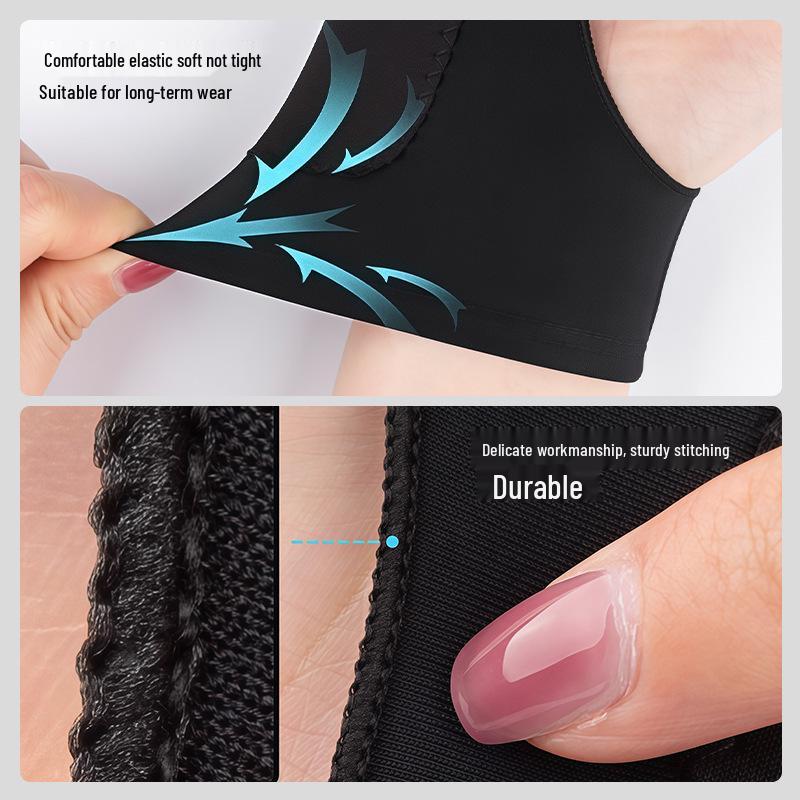 Anti-Fouling Two-Finger Painting Gloves with Screen Touch and Breathable Sweatproof Spandex