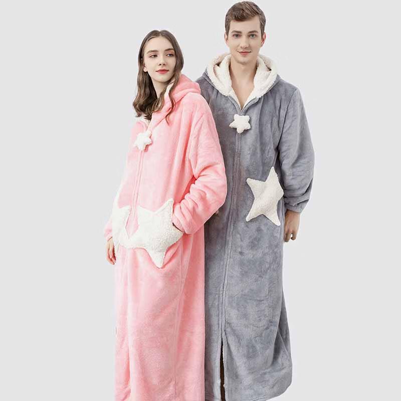 OEING Star Coral Fleece Robe