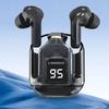 Transparent Wireless In-ear Air31 Tws Earbuds With Noise Cancelling And Led Display For Sports White