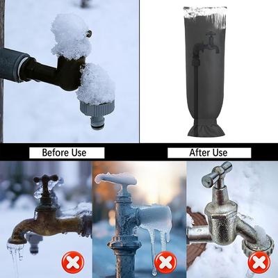 Easy Installation Faucet Insulation Freeze-Proof Cover Outdoor Faucet Cover