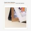 Wooden Magnetic Picture Frame With Instants Art Change Function For Home Office Decors Fit Kids Drawing Photos Display