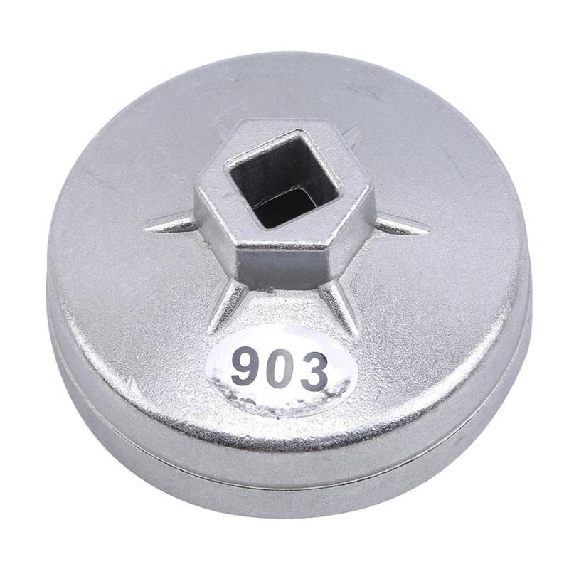 Wrench Auto Tool 1/2 Square Drive End Cap Oil Filter Wrench Auto Hand Tools Remover Tool 65mm 67mm 74mm 79mm