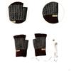 USB Heated Gloves Cold Weather Fingerless for Gaming Computer Work Typing Laptop