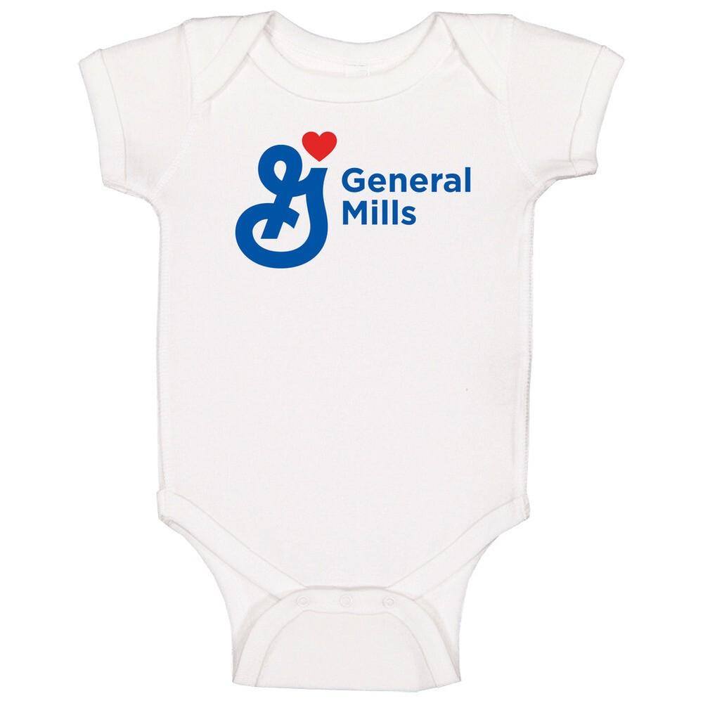 

General Mills Food Manufacturer Logo Baby One Piece S