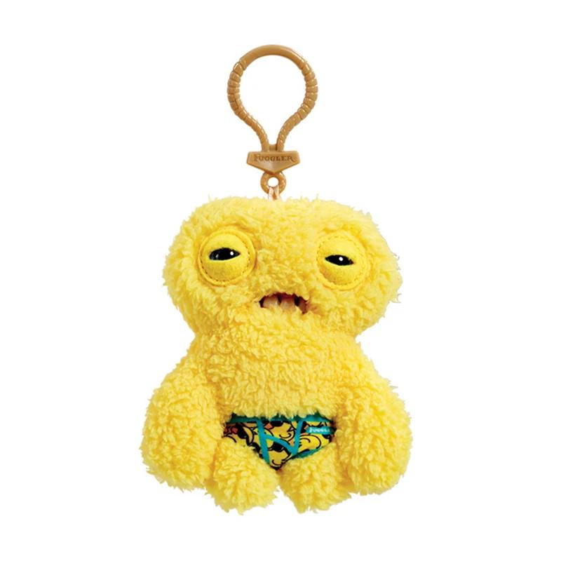 Fuggler Lustiges hässliches Monster Plüsch Schlüsselanhänger 12CM Niedliche Stoffpuppen Kawaii Geschenke für Kinder