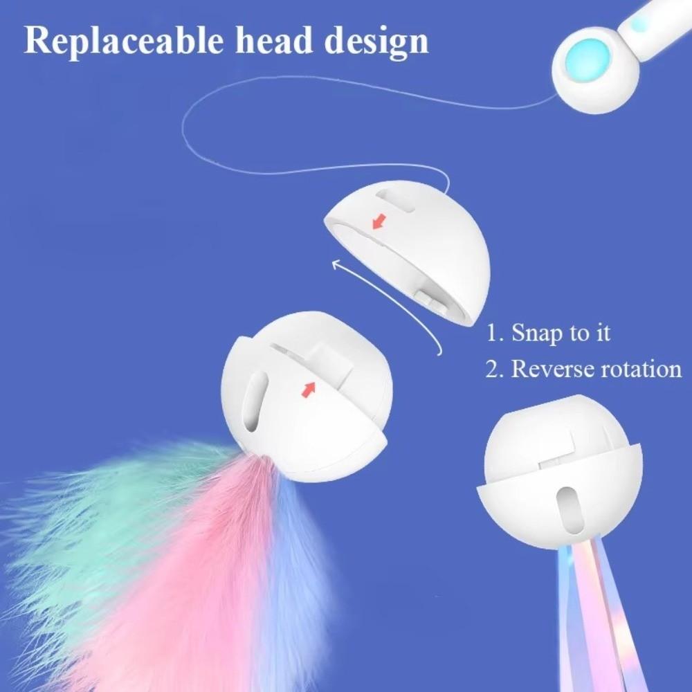 Stretchable Cat Playing Wand Tassel Cat Interactive Toy Funny Pet Playing Teaser