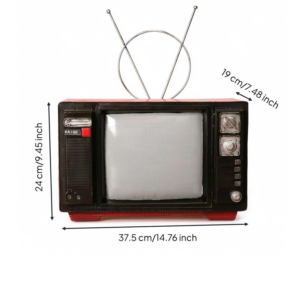 Nostalgic TV Ornament classic television Ornament, Lightweight, for Bookshelf,
