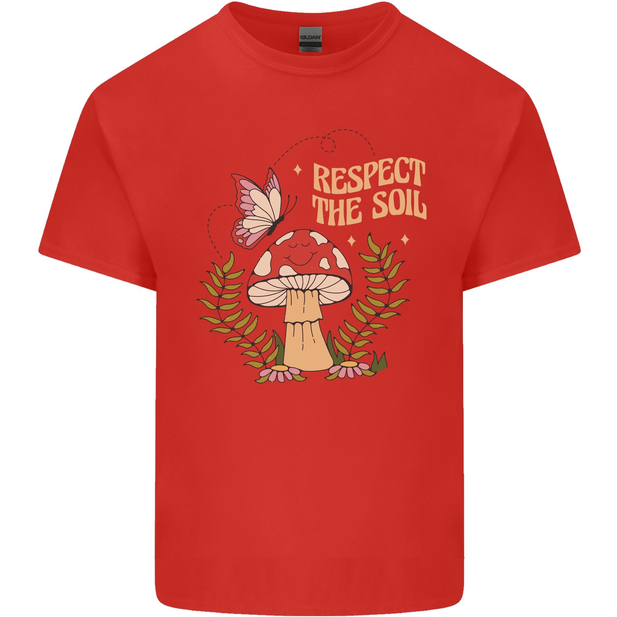 Respect the Soil Frog Climate Change Hippy Unisexs Light Cotton TShirt S