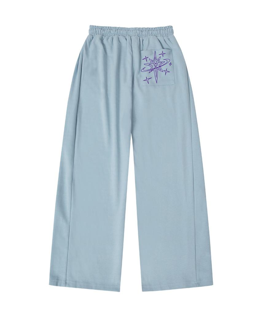 Deomopeuhauseu Line Star Planet Print Side Pleat Training Pants [5 Colors]