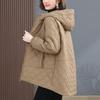2024 Women's Mid-Length Slimming Cotton Jacket - Plus Size Winter Outerwear Trend