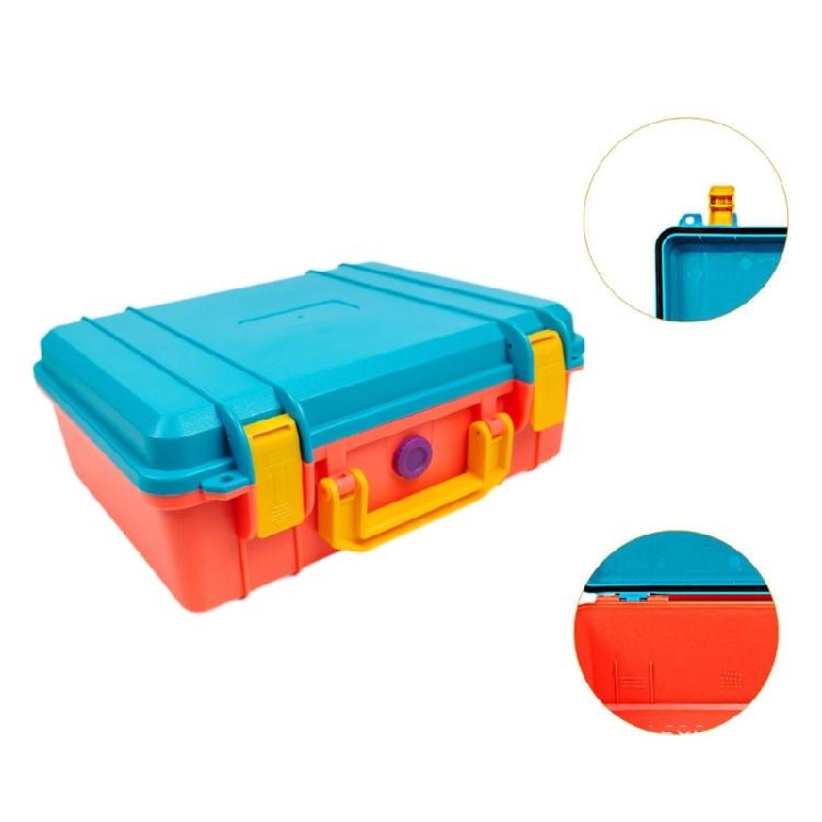 Crush Proof Waterproof Tool Organizer Colorful Portable Storage Box Hard Case For Mechanics And DIY Home Projects