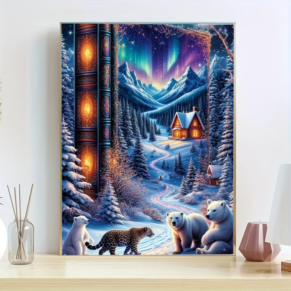Full Diamond Animal Diamond Decorative Painting Kit 5D Diamond Embroidery Handmade Crafts Rhinestone Art Interior Wall Decor