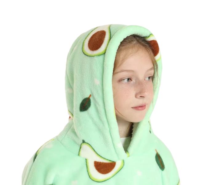 Avocado Decke Sweatshirt Warmes Dickes Kapuzensweatshirt
