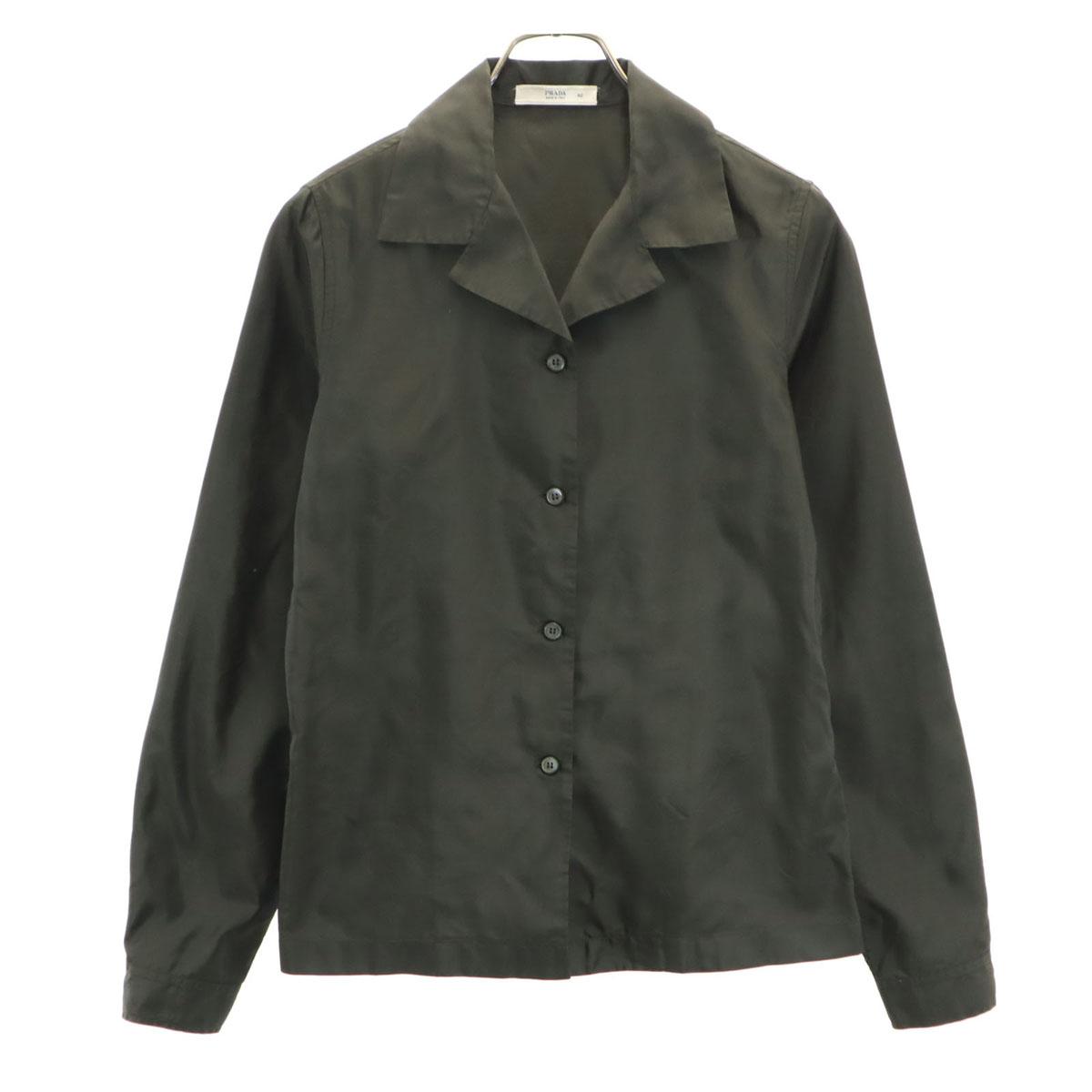 

PRADA made in Italy Long sleeve Open color shirt 42 green Women Used