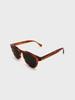 Peisyeon Tom (C2) Tom Arnel-Style Horn-Rimmed Sunglasses