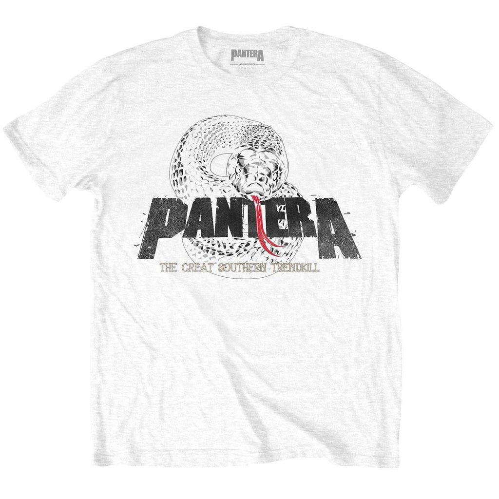 Pantera Unisex Koszulka Bawełniana z Logo dla Dorosłych Wąż