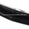 10th Gen Hyundai Sonata Front Splitter: Glossy Black Carbon Fiber Texture, Bumper Guard, Anti-Collision