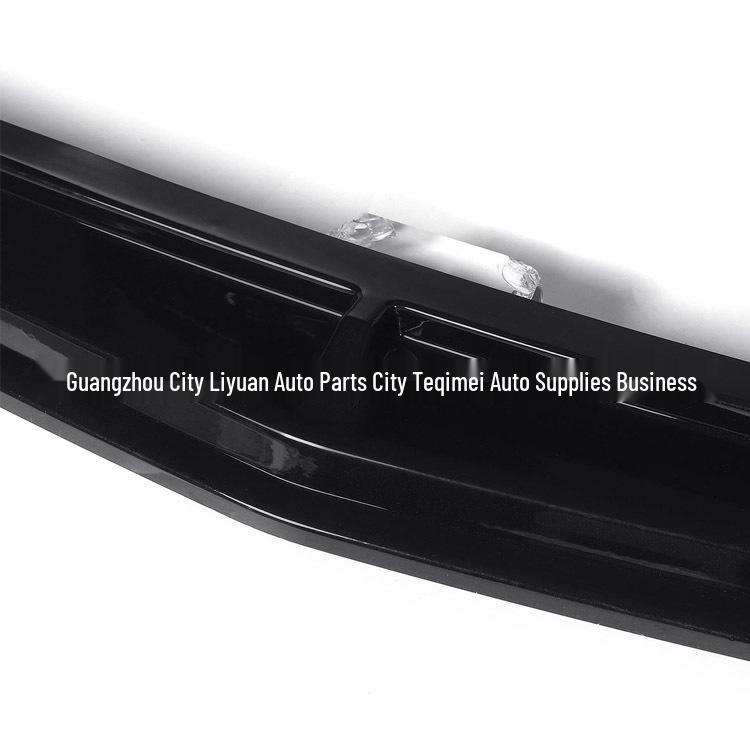 10th Gen Hyundai Sonata Front Splitter: Glossy Black Carbon Fiber Texture, Bumper Guard, Anti-Collision