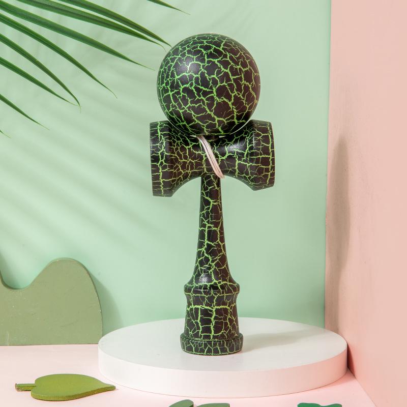 Kendama Wooden Skill Ball Educational Toy for Early Learning and Parent-Child Play