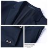 Trelomann Unisex Anti-Wrinkle Two-Piece Professional Suit