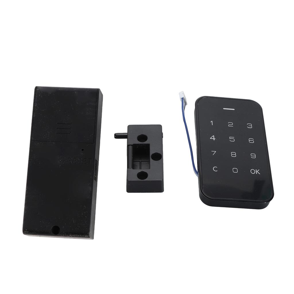 Electronic Cabinet Lock Kit Digital Touch Keypad Lock Password Entry Keyless Security Lock for Wardrobe Cabinet Sauna Center ABS Stainless Steel 180g