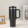 40oz Vacuum Insulated Travel Mug With Handle Car Office Outdoor Use Stainless Steel Double Wall Thermos