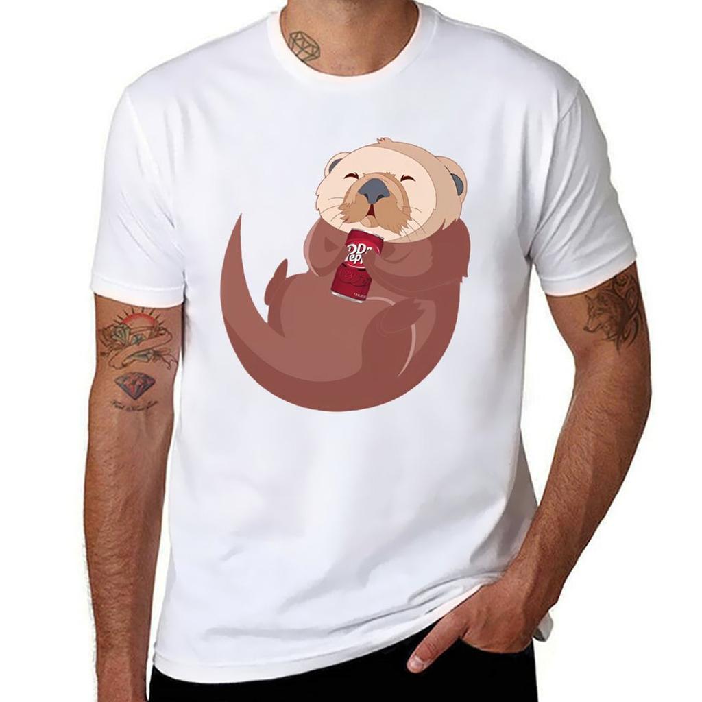 Otter Dr Pepper Tshirt Durable Work Wear Tshirt