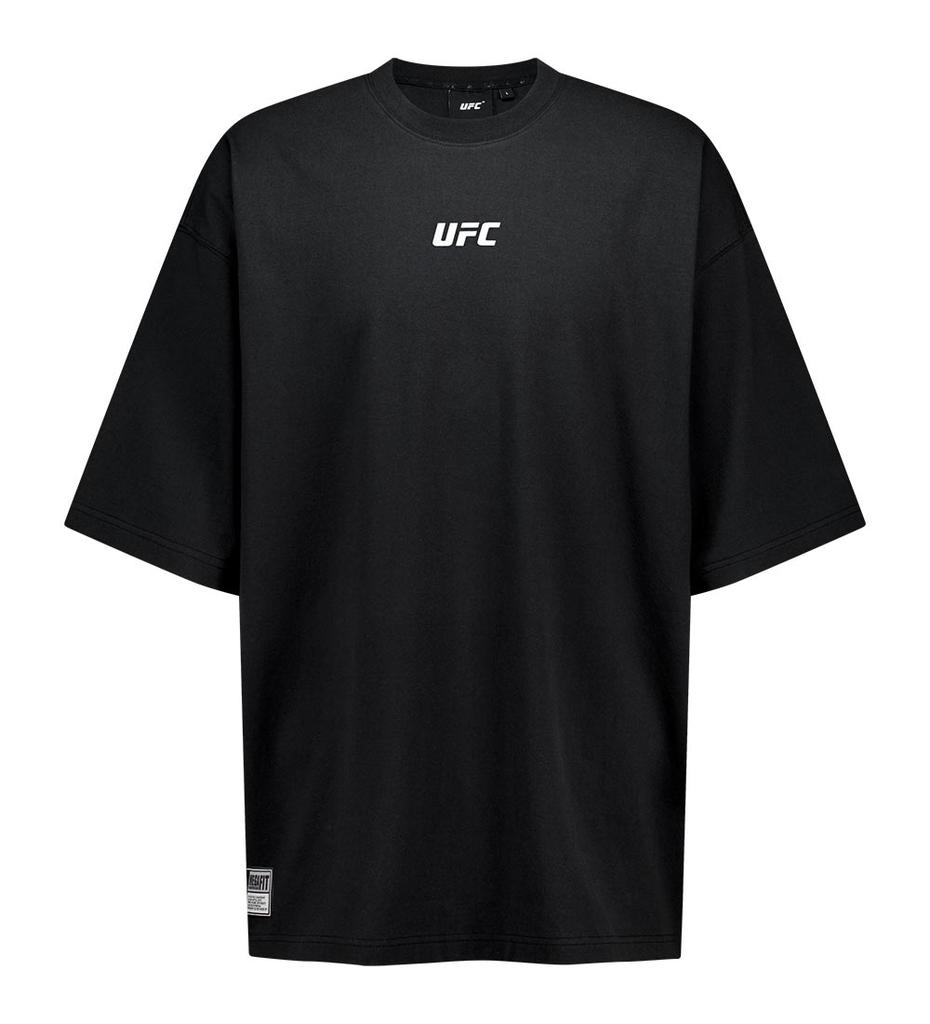 Ufc Sports Ufc Glory 93 Mega Fit Short Sleeve T-Shirt Black U2Ssw2104Bk