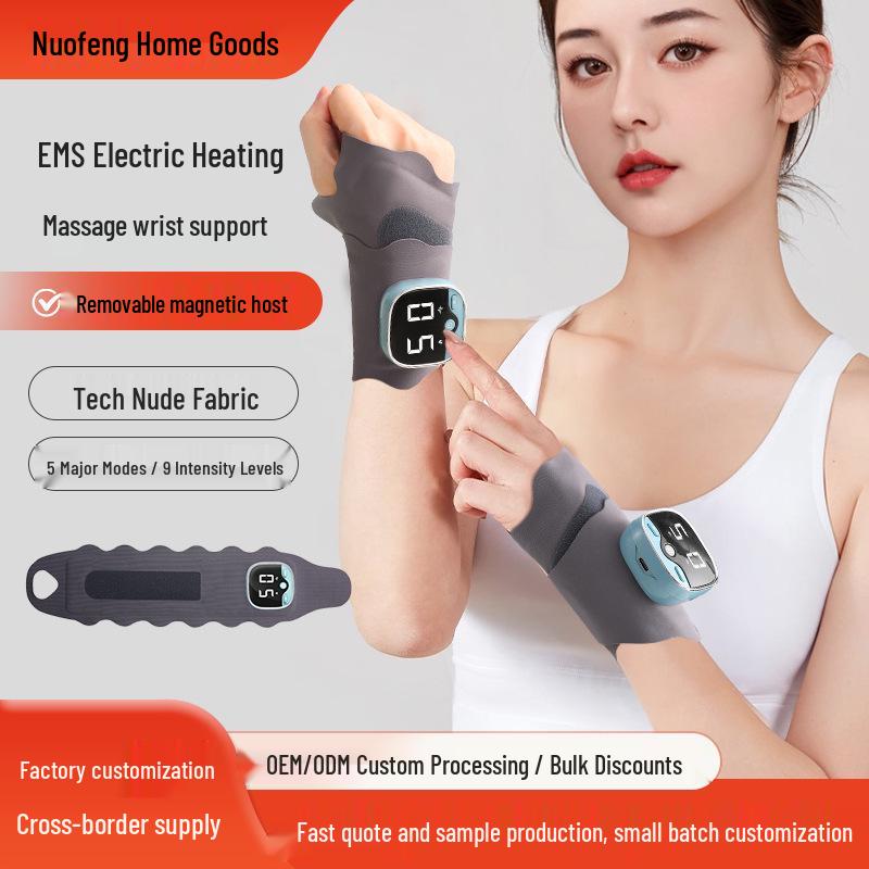 Smart Adjustable EMS Wrist Heat Massager - Cross-Border Electric Wrist Guard Korean Voice