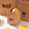 Washable Kraft Paper Vegetable Storage Basket - Multi-purpose, Thickened Food Bag for Kitchen Refrigerator