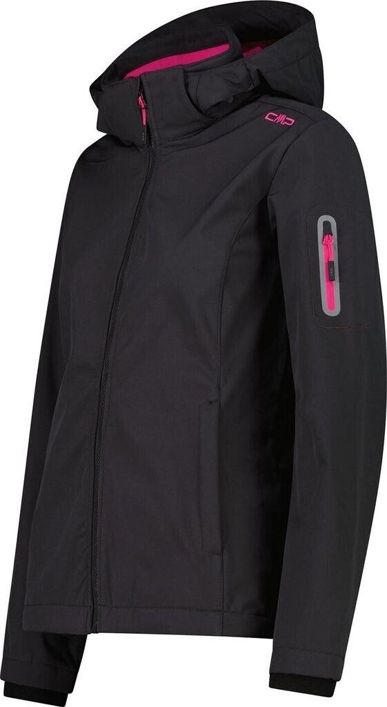 Куртка CMP softshell jacket zip hood women (39A5006) женская куртка softshell с отстегивающимся капюшоном (39A5006) антрацит/фестиваль