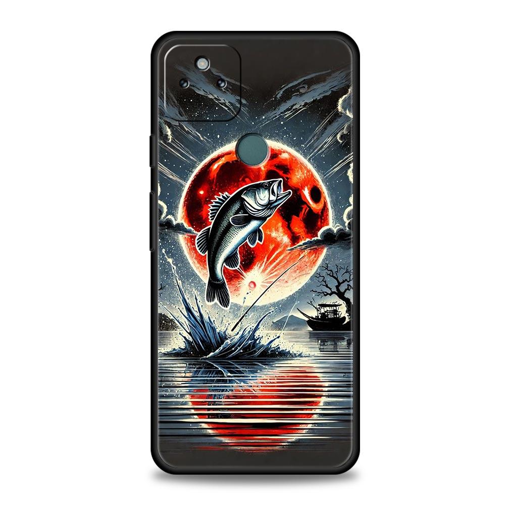 

Hunting Fishing Man Phone Case Cover for Google Pixel 10 9 8 7 6 9A 8A 7A 6A Pro Shockproof Soft TPU 10 Pro XL Shell Fundas Bags Pixel 9A