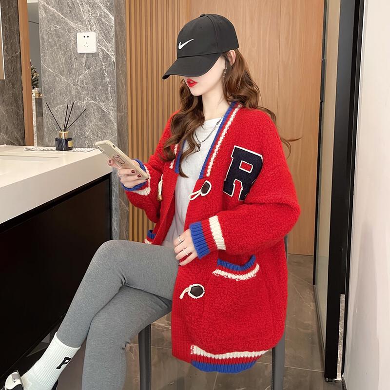 

IMAGINEX Women s Loose Long-Sleeve Casual Jacket One Size